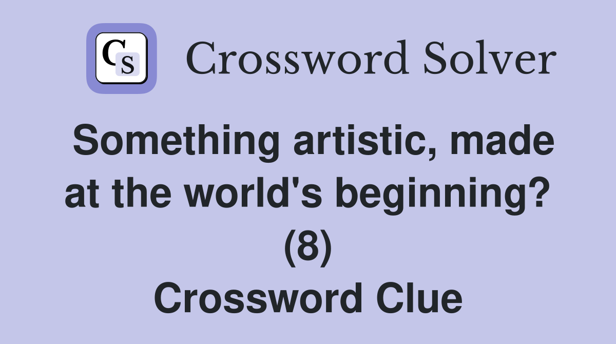 from the beginning 3 5 crossword clue